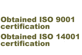 SO14001 certification